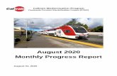 August 2020 Monthly Progress Report...Monthly Progress Report Executive Summary 2-1 August 31, 2020 2.0 EXECUTIVE SUMMARY The Monthly Progress Report is intended to provide an overview