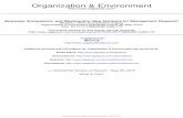Organization & Environment ... · 4. Organization & Environment XX(X) articles in scientific journals (e.g., Cardinale et al., 2012; Crutzen, 2002; Rockström et al., 2009), but this