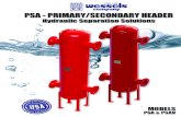 westank.com · Primary/Secondary Header Wessels Primary / Secondary Headers are used in heating and cooling systems that require the primary and secondary loop Of their system to