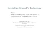 Crystalline Silicon PV Technologyastro1.panet.utoledo.edu/~relling2/teach/archives...Feb 23, 2012  · Typical mono- and polycrystalline silicon solar cells (upper), and simplified