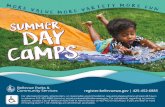 register.bellevuewa.gov | 425-452-6885...Everyone is welcome in our summer day camps! ... This camp will build your child’s self-esteem, confidence, teamwork, and basic memoriza-tion
