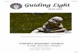 MAY 2018 - tbc.on.ca€¦ · GUIDING LIGHT May 2018 PAGE 1 TORONTO BUDDHIST CHURCH a Jodo Shinshu Temple 1011 Sheppard Ave West Toronto, Ontario, Canada, M3H 2T7 (416) 534-4302