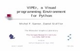 ViPEr, a Visual programming Environment for Python · Michel F. SANNER TSRI 2002 ViPEr, a Visual programming Environment