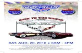SAT. AUG. 20, 2016 6AM - 4PMcorvettereunionatbacktothebricks.com/wp-content/uploads/...SAT. AUG. 20, 2016 6AM - 4PM Sponsors: Flint Corvette Club, Rainbow Corvette Club, Team Corvette,