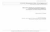 CRS Report for Congress - EPIC · Congressional Research Service ˜ The Library of Congress CRS Report for Congress Received through the CRS Web Order Code RL32139 Election Reform