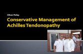 Practical Aspects of Tendon Management aspects... · Allison, G.T. & Purdam, C. (2009) Eccentric loading for Achilles tendinopathy – Strengthening or stretching. BJSM; 43: pp276-279