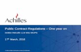 Public Contract Regulations One year on Debbie Metcalfe LLM MSc MCIPS - Chartered Institute of Procurement … Speaker Presentations... · Pre-Procurement Engagement Regulation 40