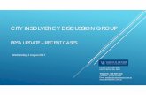 CITY INSOLVENCY DISCUSSION GROUP · 2017. 8. 23. · Wednesday, 2 August 2017 Level 2, 130 Royal Street EAST PERTH WA 6004 Telephone: (08) 9224 6222 Facsimile: (08) 9224 6288 Email: