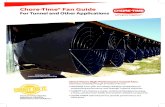 For Tunnel and Other Applications - Chore-Time · include a zerk fitting. • Aerodynamic three-wing, heavy-duty fan blade. Adaptability • Can be installed 60 inches (152.4 cm)