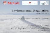 Environmental Regulation - Ituaviation.itu.edu.tr/img/aviation/datafiles/Lecture Notes...→Prevention is better than cure →Global, simultaneous and collective action by all sectors