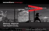 Being digital - Accenture · 2015. 7. 9. · Being digital Fast-forward to the right digital strategy 3 1 Source: Accenture Strategy Executive Research 2015 2 Ibid Today, business