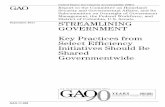 GAO-11-908 Streamlining Government: Key Practices from ...GAO-11-908, a report to the Committee on Homeland Security and Governmental Affairs, and Its Subcommittee on Oversight of