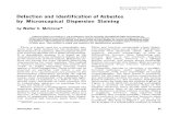 Detection and Identification of Asbestos by Microscopical ... · The refractive indices given in dispersion staining tables are not dispersion data for that compound. To illustrate