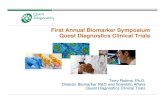 First Annual Biomarker Symposium: Quest Diagnostics ... · Companion Diagnostic Assay Development. Selection, Validation, & Testing. Biomarker R&D. Assay Development. Technology Transfer.