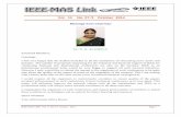 Vol. 11 No. 07 /1 October 2014 - IEEE Madras Section · report for the year 2014-2015. Ms. Drishya M.V, Secretary IEEE WIE read the annual plan for ... presentation indeed improved
