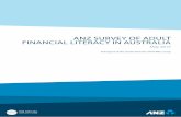 ANZ SURVEY OF ADULT FINANCIAL LITERACY IN AUSTRALIA€¦ · ANZ is pleased to present the fifth Survey of Adult Financial Literacy in Australia. The 2014 survey includes a new section
