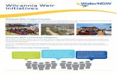 Project Update - September 2020 Wilcannia Weir Initiatives€¦ · Project Update - September 2020 Wilcannia Weir Initiatives ... Coloured charts being on display, newsletters available,