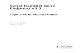 Serial RapidIO Gen2 Endpoint v3 - Xilinx · Serial RapidIO Gen2 v3.3 6 PG007 April 1, 2015 Chapter 1: Overview The SRIO Gen2 Endpoint is delivered through a layered approach. •