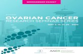 OVARIAN CANCER...Cancer Research (AACR) have decided cancel thein-person Ovarian Cancer Research Symposium in 2020Our top priority is the health and safety of the researchers, . clinicians,