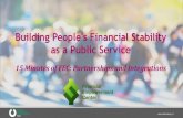 Building People's Financial Stability as a Public Service€¦ · PowerPoint Presentation Author: Nicky Grist Created Date: 9/14/2017 1:48:07 PM ...