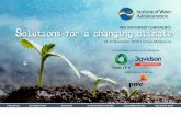IWA NOVEMBER CONFERENCE Solutions for a changing climate · 2019. 10. 16. · 2019 IWA NOEMER CONFERENCE : SOLUTIONS FOR A CANGING CLIMATE Solution or a hanin limate IWA NOVEMBER