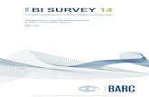 BI SURVEY 14 HE - Esaedro · The BI Survey 14 is based on findings from the world's largest and most comprehensive survey of business intelligence end-users, conducted earlier this