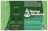 ABOUT LEXTECH is a 54 hour Startup Weekend LexTech helps … · 2016. 11. 11. · Connect with people driven Rich and diverse talent is a Startup Weekend staple. Participants will