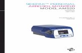SIDEPAK PERSONAL AEROSOL MONITOR MODEL AM520 SidePa… · Supplying Power to the SidePak Aerosol Monitor Attach the rechargeable battery pack to the SidePak™ Personal Aerosol Monitor