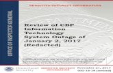 OIG-18-19-revised - Review of CBP Information Technology ......Kristen Deputy Assistant Inspector General Information Technology Audits : SUBJECT: Revised Final Report: Review of CBP