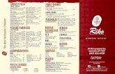 Menu Riko-web II · 2020. 3. 27. · Caldo de gallina Lomo Saltado Jalea Papa a la Huancaína Tamales Ceviche Combo Chalaco Pescado Frito SOPAS DEL DIA Lunch Specials Ajiaco Santafereño