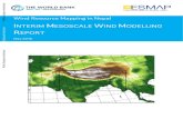 INTERIM MESOSCALE WIND MODELLING EPORT€¦ · The interim mesoscale modelling results were calculated from the output of simulations using the Weather, Research and Forecasting (WRF)