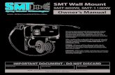 SMT Wall Mount...SMT Wall Mount SMT-600W, SMT-1100W Owner’s Manual You have just purchased the best spray washer on the market today. It incorporates the very latest in …