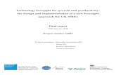 Technology foresight for growth and productivity: the ... · Technology foresight for growth and productivity: the design and implementation of a new foresight approach for UK SMEs