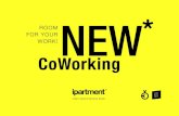ROOM FOR YOUR WORK! CoWorking · 2019. 9. 11. · DIFFERENT COWORKING SPACES. Space S A working place in a profes- sional open-plan office – completely furnished and equipped. Just