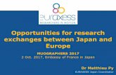 Opportunities for research exchanges between Japan and …...EURAXESS JAPAN – HOW WE CAN HELP •Regular ‘flash notes’ on forthcoming calls & relevant info •European country