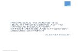 Improving Regulatory Effectiveness and Efficiency ...€¦ · 30/07/2020  · Proposals to enhance professional governance and discipline _____ 8 Proposals to enhance the ... you