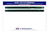 ANI-15115-08MSH - a-neutronics.com · The ANI-15115-08MSH Per Outlet Power Sensing (POPs) Rack PDU combines all the features and functions of a switched cabinet PDU with the ability
