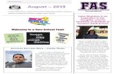 August 2019 - Fontana Unified School District...August – 2019 Fontana Adult School, as part of the Fontana Unified School District, empowers students to prepare for success in college,