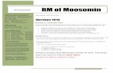 RM of Moosominrm121.com/pdf/newsletter/2016-newsletter.pdf · RM of Moosomin Page 2 of 5 Watershed Authority so the impact on neighbo Water Quality Testing-The RM has water quality