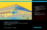 Light is emotion ARCHISHAPE 2.0 Linear - OSRAM€¦ · Architectural and Ambiance | Façade Linear ARCHISHAPE® 2.0 Linear ARCHISHAPE ® 2.0 Linear POWER/MAXI/MIDI ARCHISHAPE 2.0