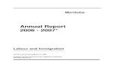 Annual Report 2006 - 2007*“Original signed by Jeff Parr” Jeff Parr Deputy Minister of Labour and Immigration Deputy Minister of Labour and Immigration Sous-ministre des Travail