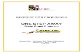 ONE STEP AWAY - MHEC€¦ · One Step Away provides funds to institutions to identify, contact, re-enroll and graduate stop-out and drop-out students who: 1) Have completed at least