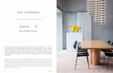 Gest architektury€¦ · luksusowy dom na wynajem, który jednocześnie będzie showroomem marki. To nie pierwszy taki projekt duńskiej ﬁrmy: mieszkania od Vipp powstały już