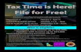 Tax Time is Here! File for Free! - AlexandriaVA.Gov...Tomdio at maurice.tomdio@alexandriava.gov or call 571.384.5244. Please allow 48-hour notice. In case of inclement weather, the