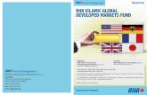 RHB ISLAMIC GLOBAL DEVELOPED MARKETS FUNDcompliant global equities. ... - Investments in liquid assets including Islamic money market instruments and Placements of Cash. Investors