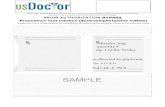 SAMPLE - idoctorus.comidoctorus.com/pdf/Procentra.pdf · Procentra® oral solution (dextroamphetamine sulfate) Bypass the Prior Authorization by Modifying the( following Prescription