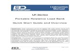 LP Series Portable Resistive Load Bank Quick Start Guide ... · LP Series Portable Resistive Load Bank Quick Start Guide and Overview IMPORTANT: These instructions and the full detailed