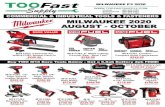 COMMERCIAL & INDUSTRIAL TOOLS & FASTENERS …Oscillating Multi-Tool FREE! $79.99 Value (MIL2426-20FREE) T-50 Stapler FREE! $99.99 Value (MIL2447-20FREE) Buy a M18 Light -Get a Tumbler