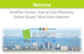 Healthier Homes: How to Cost-Effectively Deliver Buyers ...summit.eeba.org/data/energymeetings/presentations/Butterfield--Deliver-Healthy...$.1k $.7k $2k $1k $5k $1k $.1k $ $3 $13k