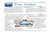 Volume 82 Number 2 FEBRUARY 2017 The Voteraudience questions will be from 7:00 to 8:00 p.m. ... Feb. 28 exhibit celebrating the 225th anniversary of the Bill of Rights, made possible
